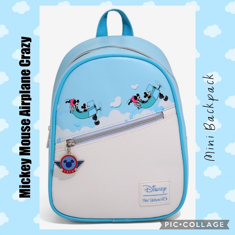 HER UNIVERSE Mickey Mouse Airplane Backpack